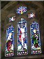 Stained glass window, The Church of All Saints, Nunney