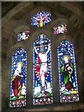 ST7345 : Stained glass window, The Church of All Saints, Nunney by Maigheach-gheal