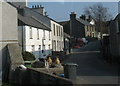 The main street in the village of Rhydwyn