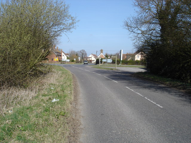 Crossroads south of Ashbocking