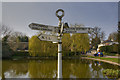 Signpost at the Village Pond - Crawley