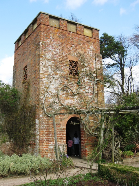 The Water Tower in the Rose Garden, Polesden Lacey