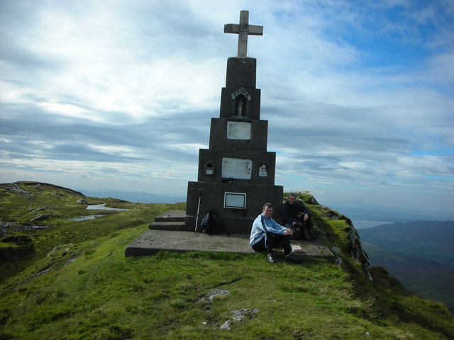 Donegal. "Monument On Bulbin Summit"
