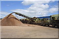 Discharging wagons at Redlands Siding