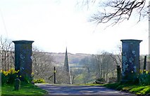 SY5889 : Gates at Littlebredy. by Nigel Mykura