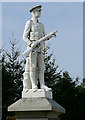 War Memorial Statue at Cwmann, Carmarthenshire