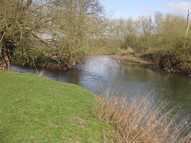 Back Brook rejoins the River Lugg © Pauline E :: Geograph Britain and ...