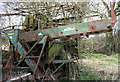 Abandoned farm machinery.