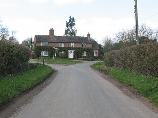 Junction of Footherley Lane and Gravelly Lane