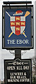 The Ebor signpost