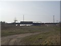 Railway crossing the Aire and Calder Navigation