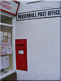 TM3569 : Post Office, The Street George V Postbox by Geographer