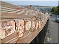 Wood carving on new railings