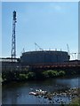 Empty gasometer near Effingham Street