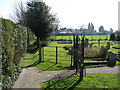 Footpath through the churchyard to Jubilee Road