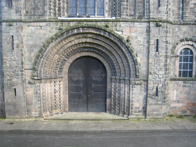 West doorway, Tutbury Church