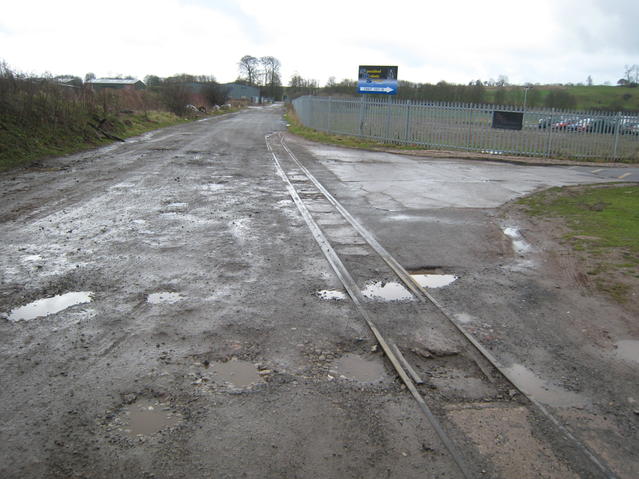 Track in former RAF Fauld