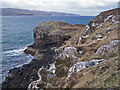 NG2250 : Craggy shoreline of Fiadhairt by Richard Dorrell