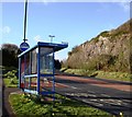 Bus shelter, Waterside, Three Beaches, Paignton