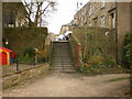 Steps between Moon Street and Spring Street