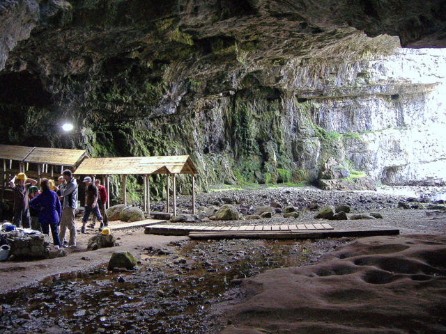 Inside Smoo cave