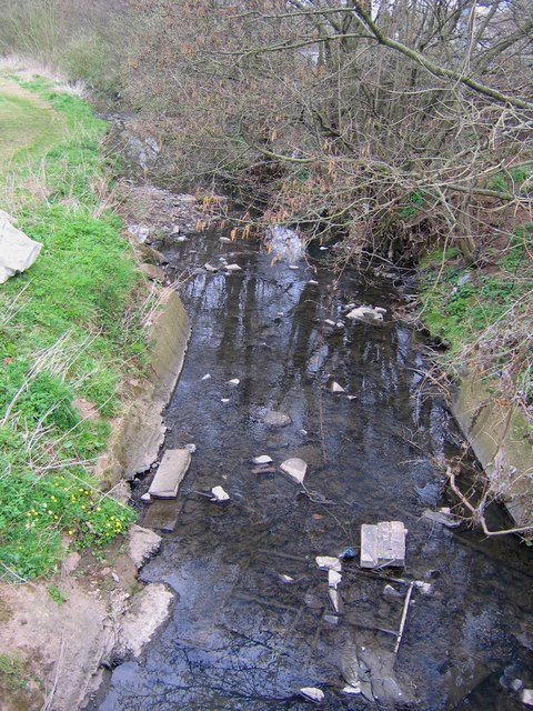 River Rea From Tessall Lane Bridge