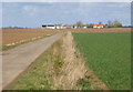 Track north towards Mickfield Hall