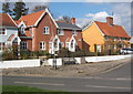 Houses near Debenham Church