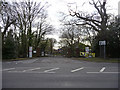 Entrance to Middlesex University, Chase Side, London N14