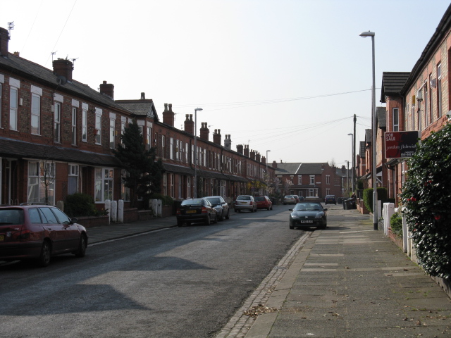 Chorlton - Kingshill Road, looking... © Peter Whatley cc-by-sa/2.0 ...