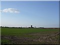 Fields towards Epworth Water Tower