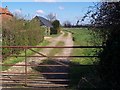 Footpath beside Gainshill Farm