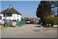 The back entrance to Tonbridge Grammar School, Deakin Leas