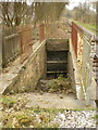 Steps to the subway from Stubbins Station