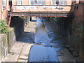 SP0786 : River Rea From Moseley Street, Digbeth. by Roy Hughes