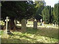 The small Burial ground at the back of St Peters Church