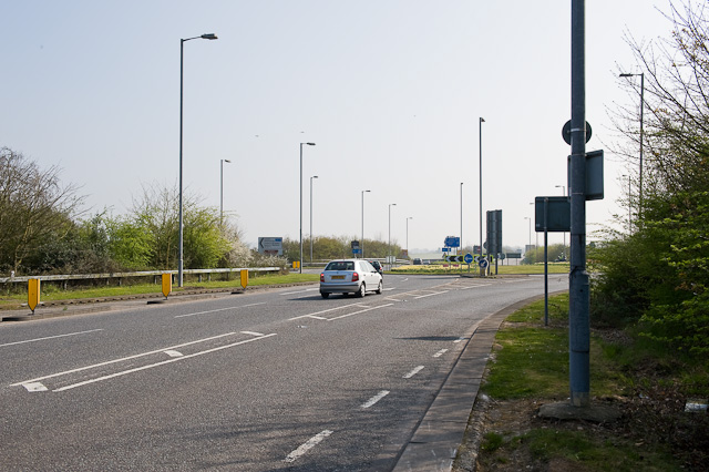 Hockley Link roundabout approach