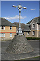 An ornamental lamp standard in Galashiels