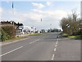 Looking south to the junction, Harlow Common