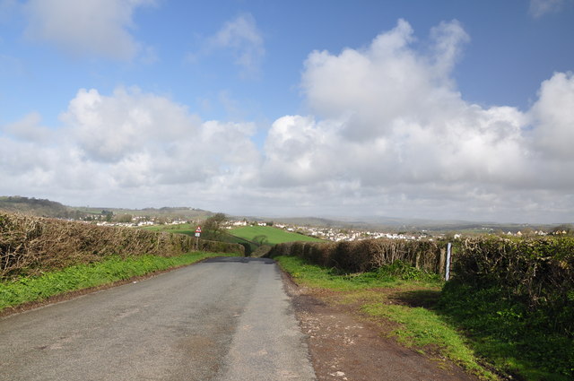 View toward Cowbridge from the south east