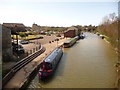 Devizes: looking down on the wharf