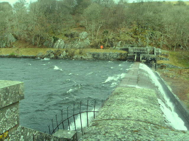 Taken from the middle of the dam