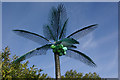 Plastic palm tree