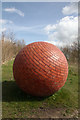 A sculpture in Holmebrook Valley park