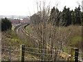 Railway line, Stoke Park