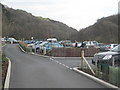 Boscastle car park in the Valency valley