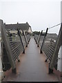 The footbridge over the lock