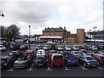NT9953 : Berwick-upon-Tweed Station Car Park by Christine Matthews
