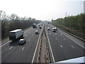 M56 west from Lower Rake Lane bridge