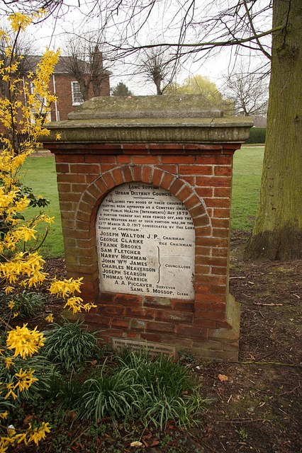Cemetery dedication plaque